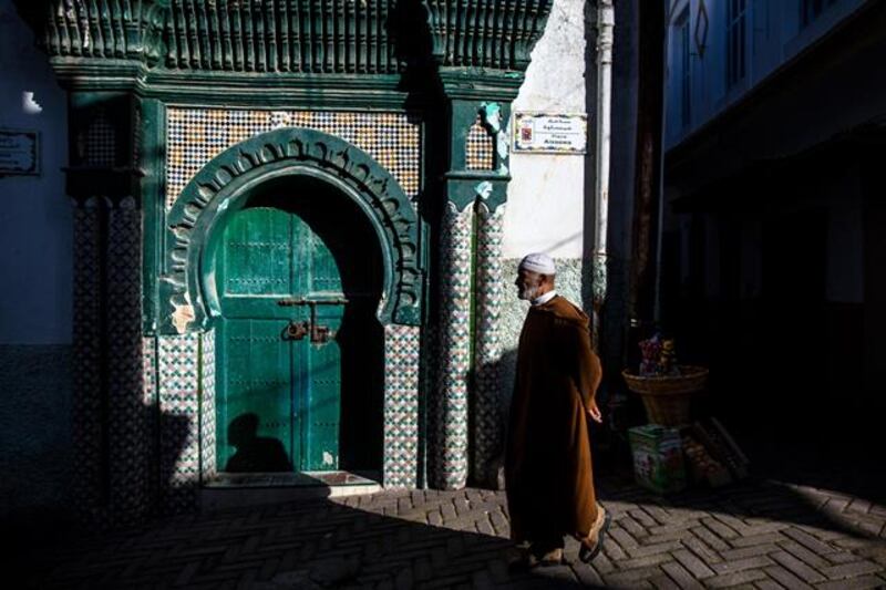 Architecture in Tangier's medina, in Morocco. Photograph: New York Times