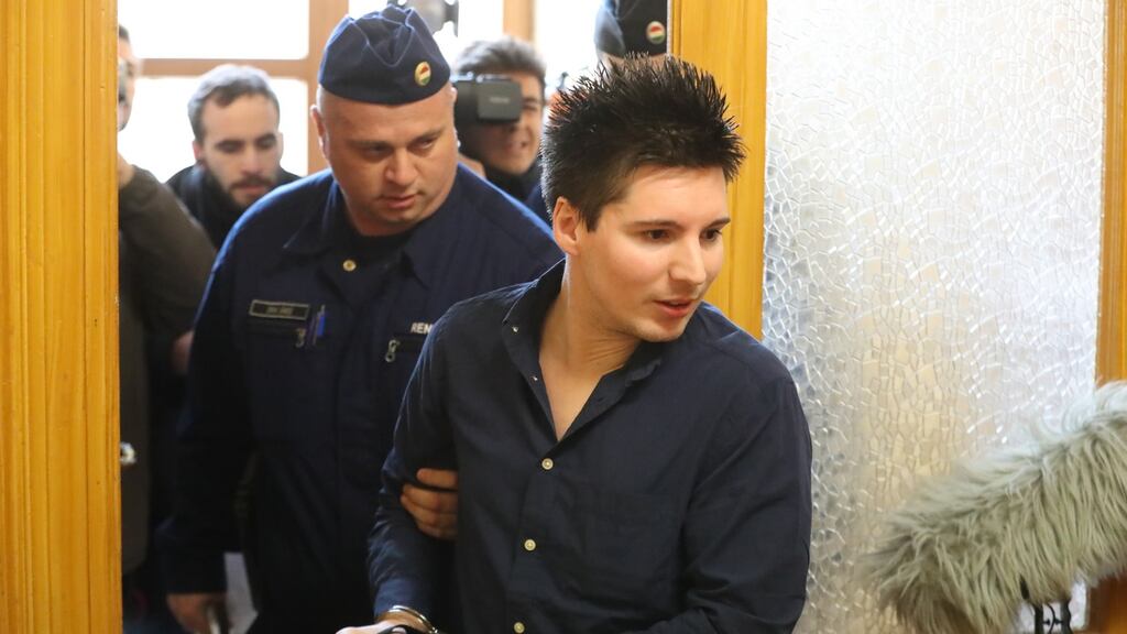 Football Leaks whistleblower Rui Pinto is to stand trial this summer. Photograph:  Ferenc Isza/AFP via Getty Images)