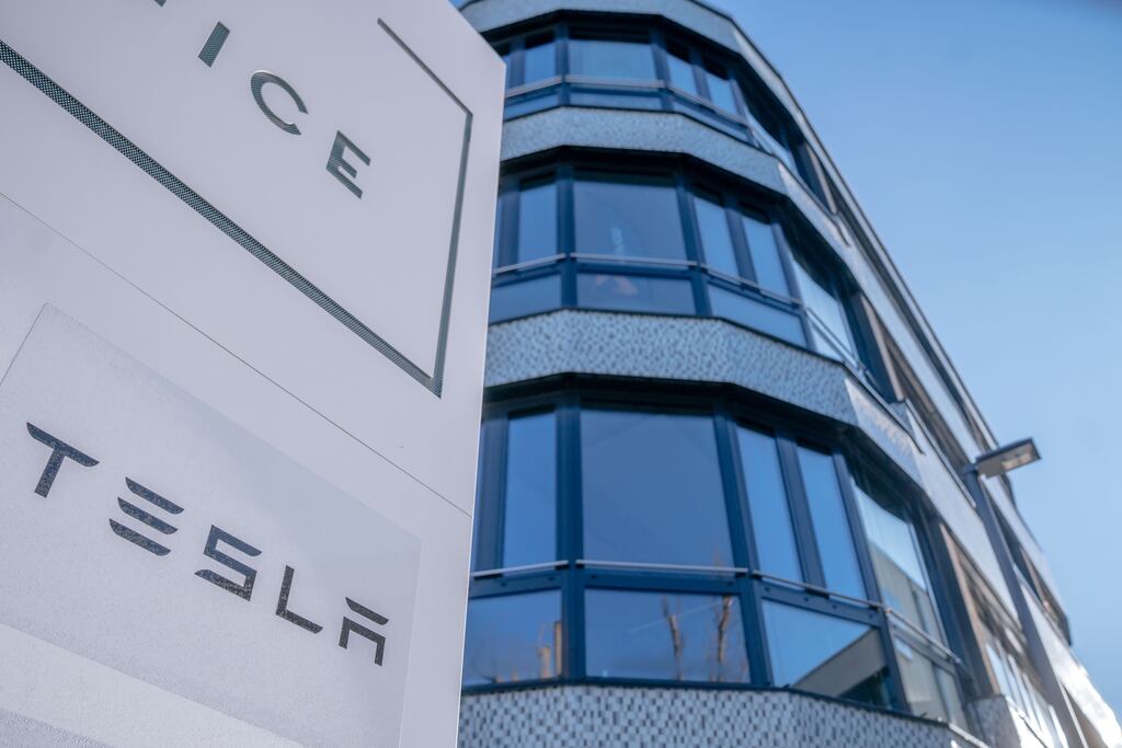 Tesla shares have slumped this year. Photograph: Thomas Niedermueller/Getty Images