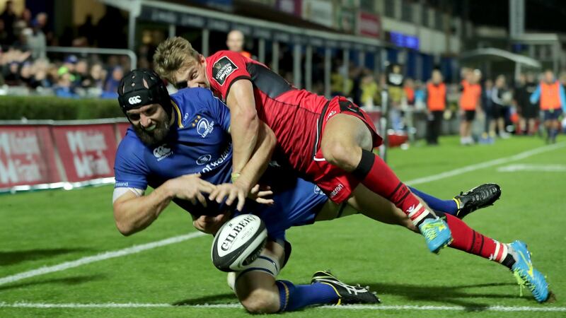 I saw plenty to encourage me in Leinster’s performance against Edinburgh; Scott Fardy seems primed to make an sustained impact. Photograph: Morgan Treacy/Inpho