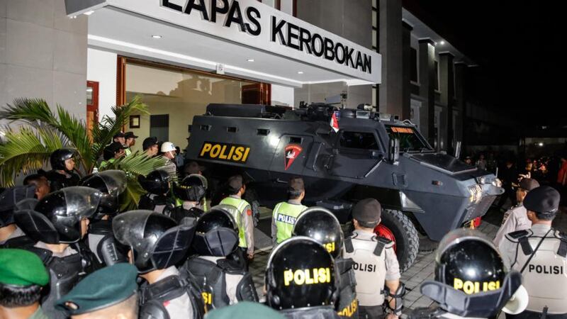 Bali Nine duo Andrew Chan and Myuran Sukumaran have been transferred to the execution island Nusukamban where they will await their fate. Chan and Sukumaran were both sentenced to death after being found guilty of attempting to smuggle 8.3kg of heroin valued at around $4 million from Indonesia to Australia along with 7 other accomplices. Photograph: Agung Parameswara/Getty Images