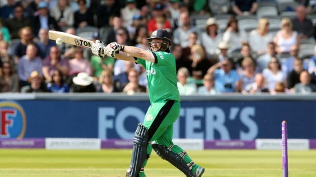 Paul Stirling has been included in the Ireland ODI squad for their clash with the West Indies at Stormont. Photograph: Andrew Fosker/Inpho
