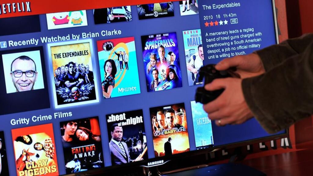 Netflix: results out today. Photograph: Gareth Cattermole/Getty Images for Netflix