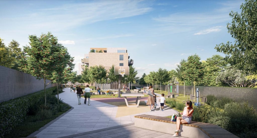 An artist's impression of the proposed development in Cabra.