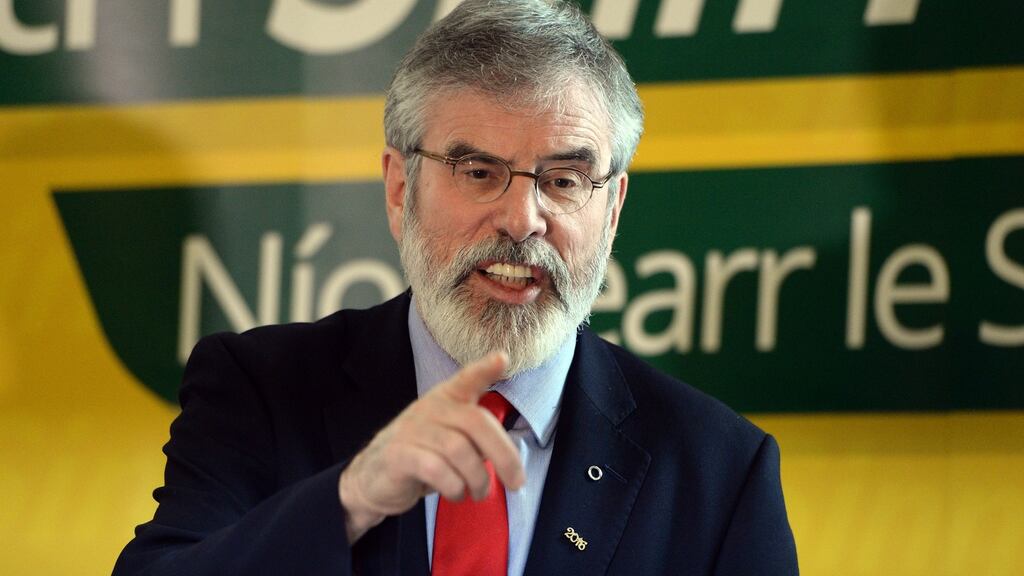 Sinn Féin’s  Gerry Adams. File image: Eric Luke/The Irish Times