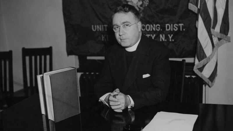 Roman Catholic priest and broadcaster Charles Coughlin (1891–1979), photographed in 1935. Photograph: FPG/Getty