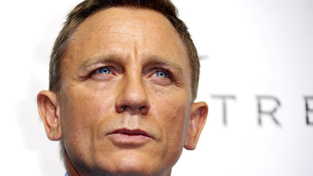 Daniel Craig on the red carpet at the French premiere of tpectre in 2015. He’ll be getting his suit out again so. Photograph: Benoit Tessier/Reuters