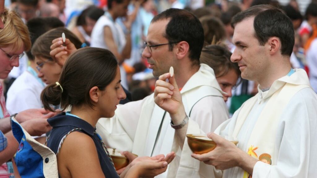 “At Mass we are never spectators. The Mass brings us together. ”Photograph: Getty Images