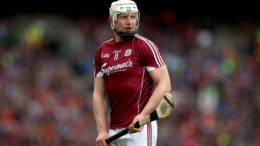Galway’s Joe Canning: brother Ollie Canning thinks Galway are a more balanced team this year, more composed. Photograph: Inpho
