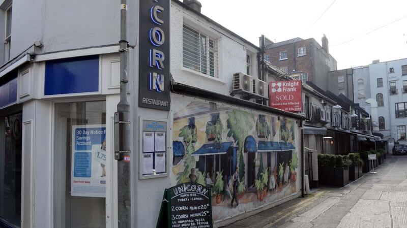 An Bord Pleanála’s inspector said the Unicorn demolition was ‘regrettable having regard to the historic significance of the plots and original buildings’. Photograph: Eric Luke