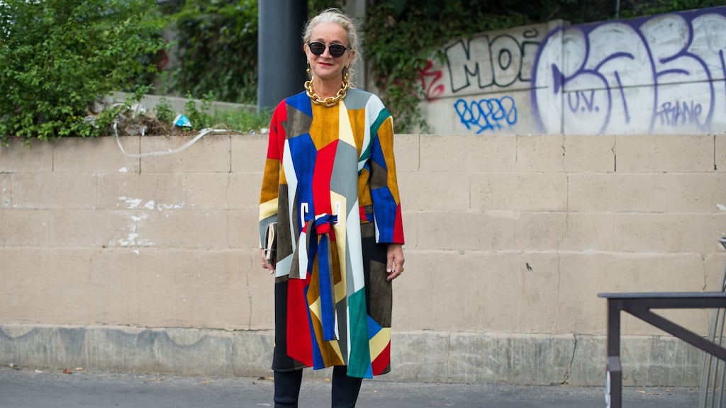 Lucinda Chambers at Paris Fashion Week in 2016. The former ‘Vogue’ fashion director has spoken candidly about being dropped by the British edition of the magazine