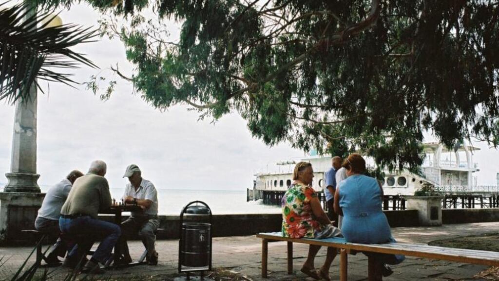 The waterfront in Sukhumi, Abkhazia. Photograph: Daniel McLaughlin