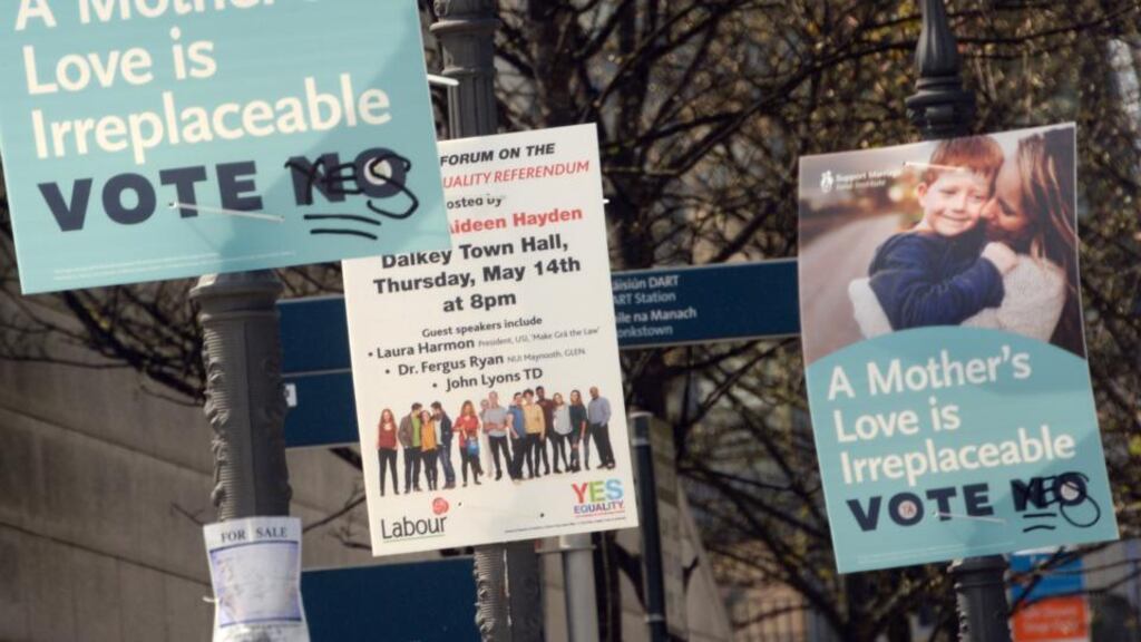 Yes Equality Roscommon said it ‘watched in envy as well-known politicians in almost every other area in the country got publicly and deeply involved in the campaigns in their areas’. Photograph: Cyril Byrne / The Irish Times