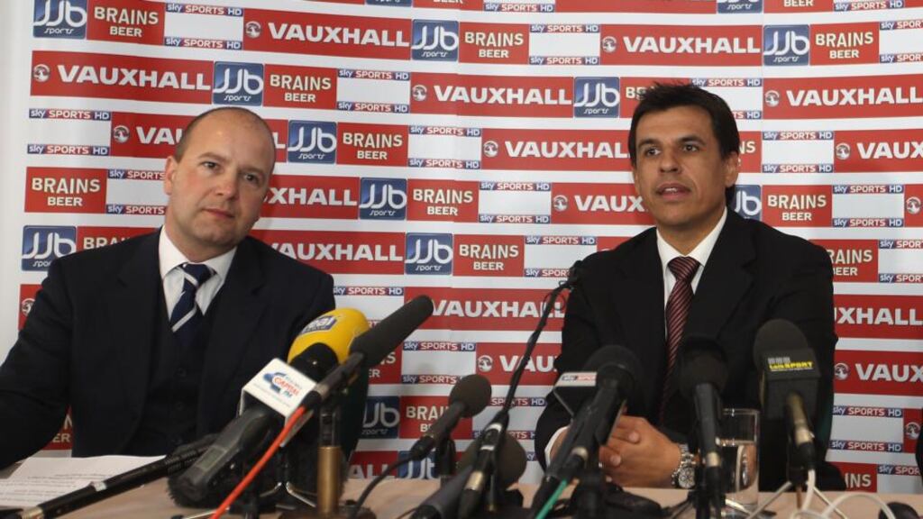 Jonathan Ford will face a disciplinary commission over his comment that the next Wales manager will ‘definitely’ not be English. Photograph: Michael Steele/Getty