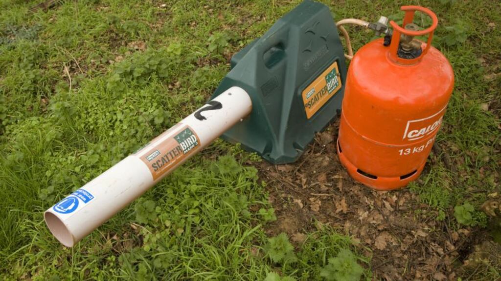 An example of a gas-powered bird scarer Photograph: Geography Photos/Universal Images Group/Getty