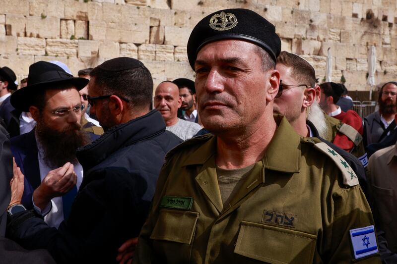 Israel’s military chief Eyal Zamir pushed back against Binyamin Netanyahu’s plans to seize areas of Gaza it doesn’t already control. Photograph: Menahem Kahana/AFP via Getty Images