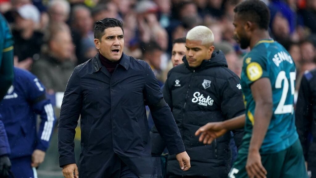 Watford have confirmed the departure of manager Xisco Munoz. Photograph: Mike Egerton/PA