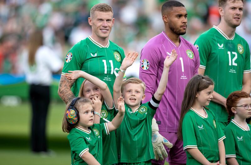 Ireland were grateful to James McClean for his energetic performance against Gibraltar at the age of 34. Photograph: Morgan Treacy/Inpho