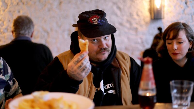Canadian chef Matty Matheson in Fish Shop, 76 Benburb St, Smithfield, Dublin 7. Photograph: Tom Honan for The Irish Times.
