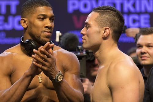 Joshua and Parker will see plenty of thinking - and bruising