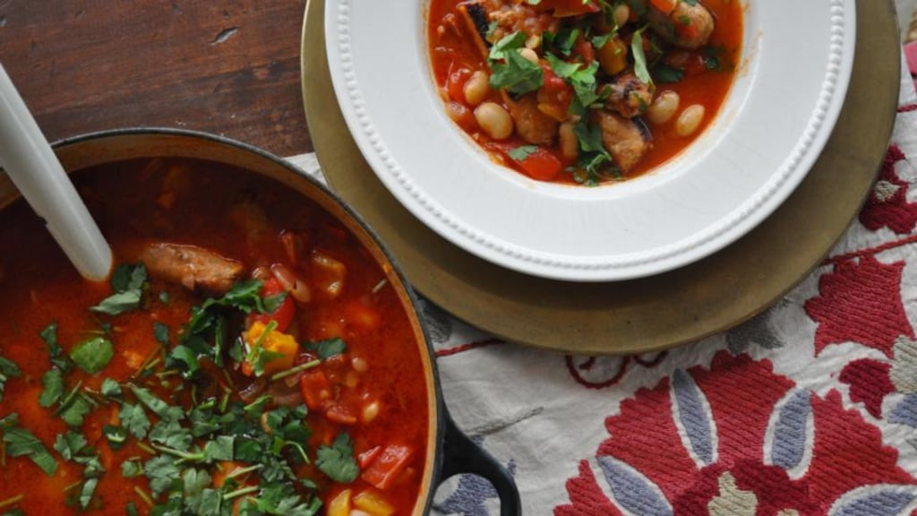 Sausage and bean casserole