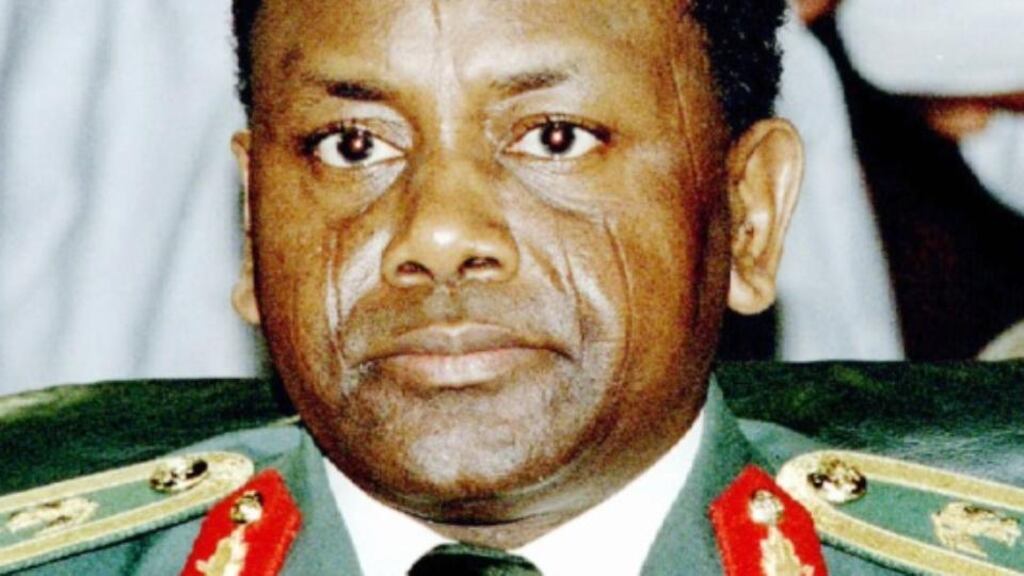A High Court judge has ruled that US$6.5m dollars (€6.13m) worth of investment bonds frozen in an account held in Dublin-based HSBC Life Europe Ltd are linked to the family of the late Nigerian military dictator General Sani Abacha (above). Photograph: Reuters.