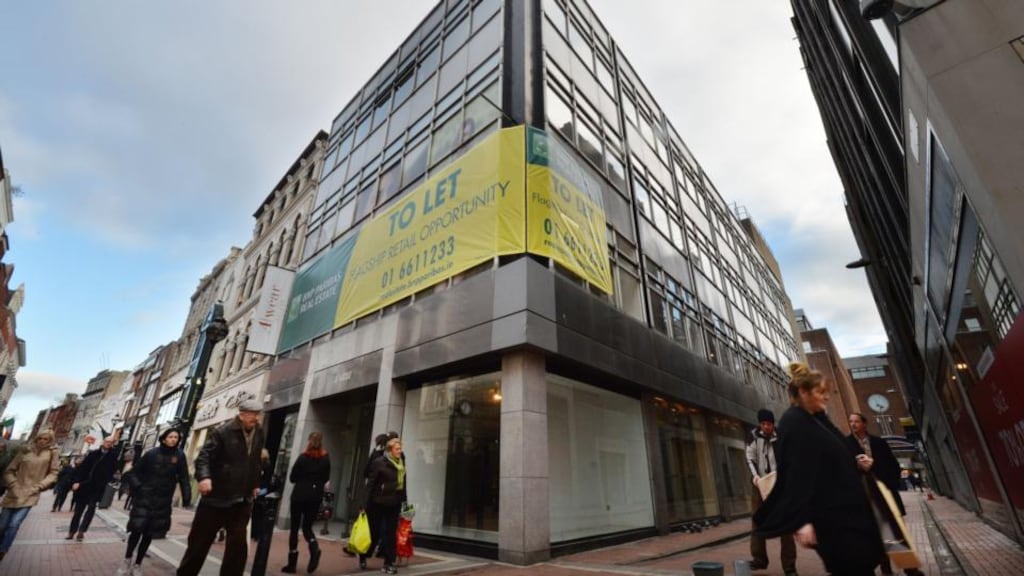 The building on the corner of Grafton Street and Lemon Street, Dublin, which was formerly occupied by A|wear. Photograph: Alan Betson