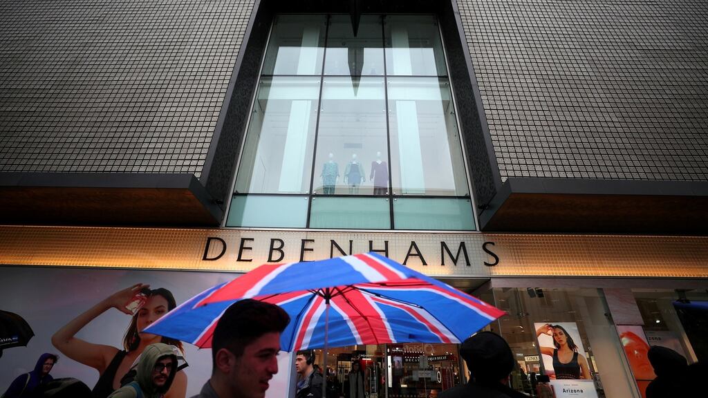 Debenhams on Oxford Street: the retailer’s board was forced to rush out a statement to reassure investors. Photograph: Hannah McKay