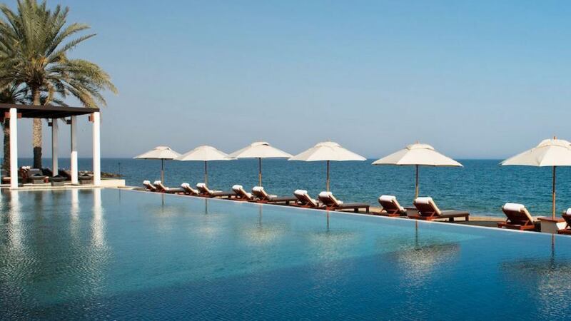 The Chedi beachside hotel in Muscat