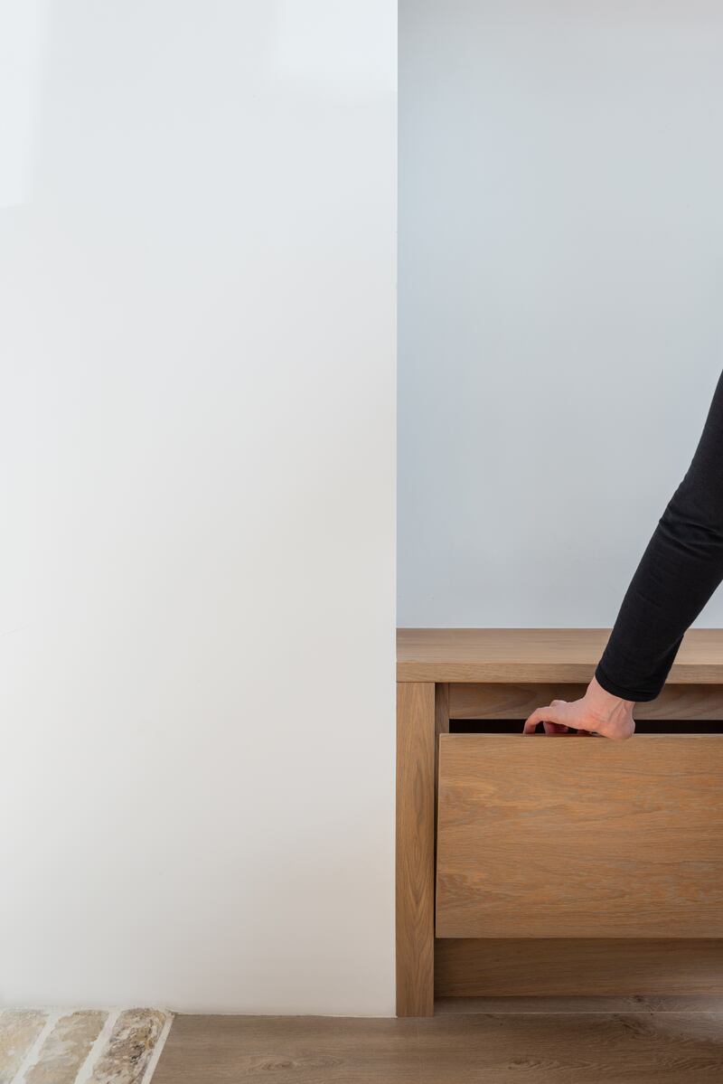 Built-in storage. Photograph: Ste Murray