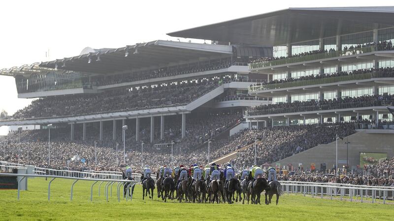 A view of the grandstand at Cheltenham. Photograph: Inpho