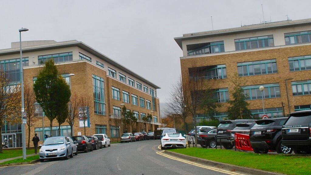 Two office buildings at Arena Road in Sandyford, Co Dublin