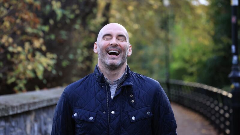 Psychotherapist Richie Sadlier says therapy was hugely beneficial for him. Photograph: Nick Bradshaw