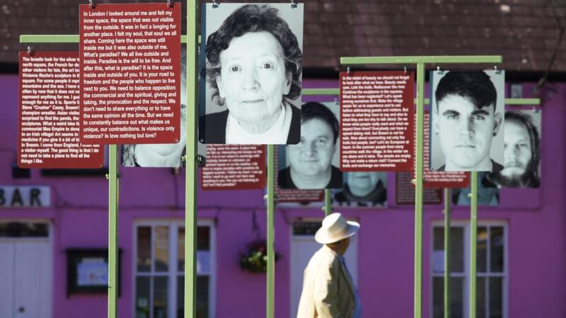 Here in Paradise by Jochen Gerz. Photograph: Peter Zoeller