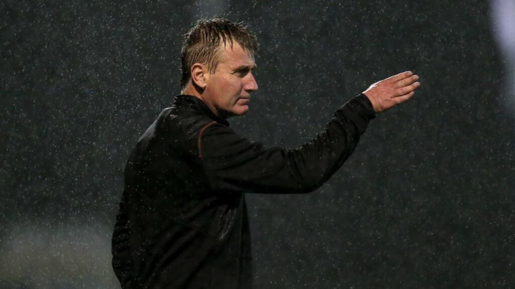 Dundalk manager Stephen Kenny: “This isn’t really about money, it’s about glory, it’s about the opportunity to have an unbelievably special night.” Photograph: Ryan Byrne / Inpho