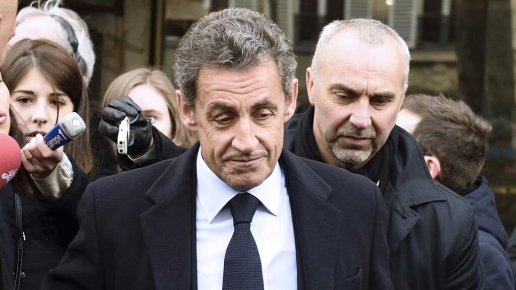 Nicolas Sarkozy: he said prime minister Manuel Valls comparison of  France to the former apartheid regime in South Africa was “a moral error”. Photograph: Eric Feferberg/AFP/Getty Images