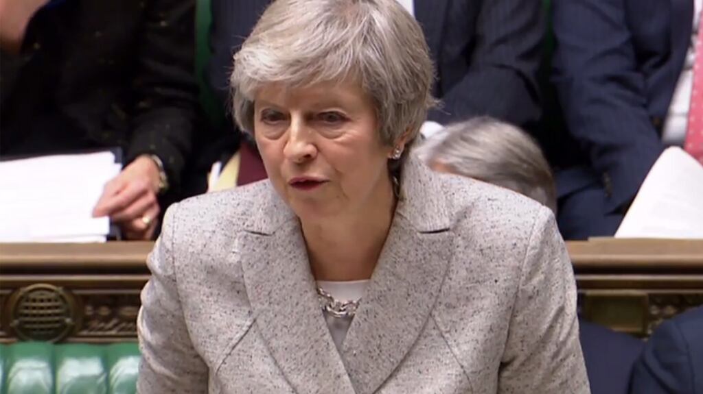 British prime minister Theresa May. “The DUP has set the bar high, but May reached for it, albeit implausibly.” Photograph: AFP/Getty Images
