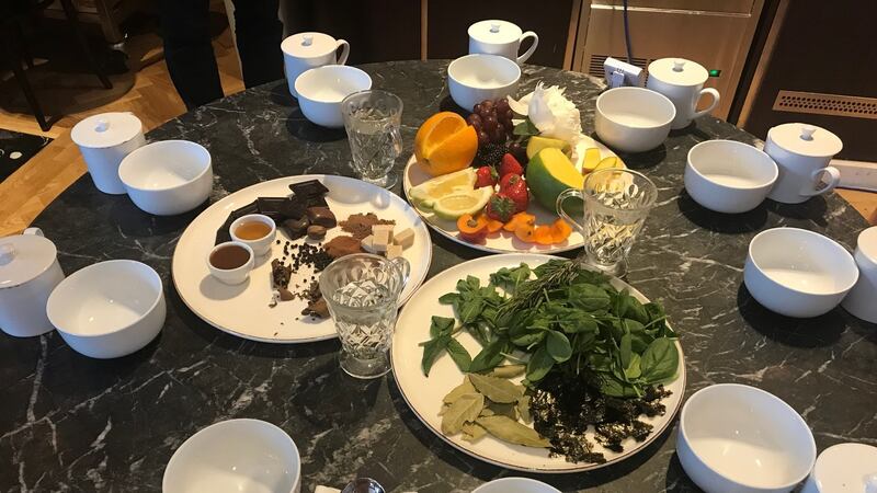 A  tutored tea tasting at Bewley’s Café in Dublin