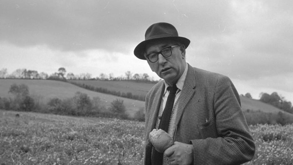 Patrick Kavanagh. Photograph: The Wiltshire Collection, National Library of Ireland.