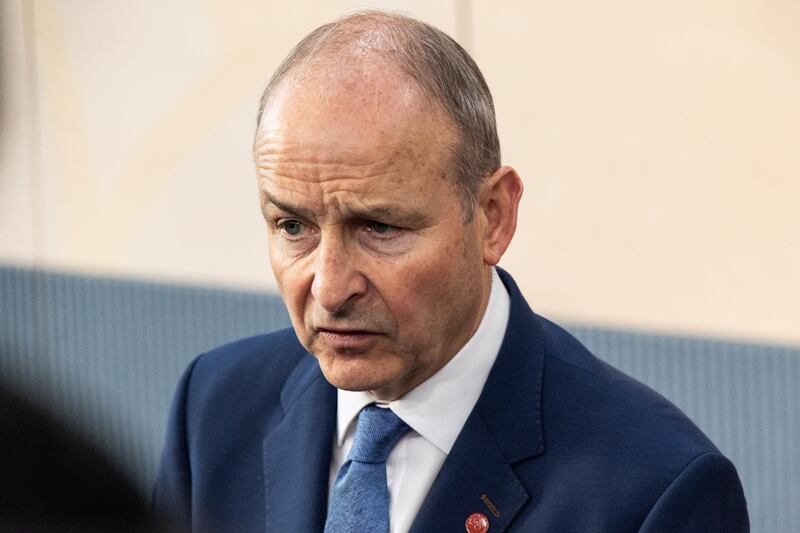 The collapse of Jim Gavin's presidential campaign has been a significant setback for Micheál Martin. Photograph: Kristian Tuxen Ladegaard Berg/SOPA Images/LightRocket via Getty Images