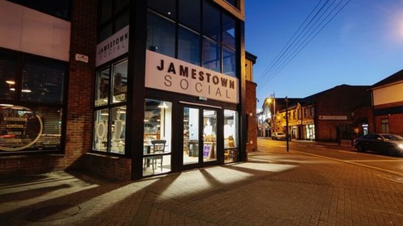 Jamestown Social, opened last year on Seamus Ennis Road, is a cafe/food hall with a great buzz and menu to match