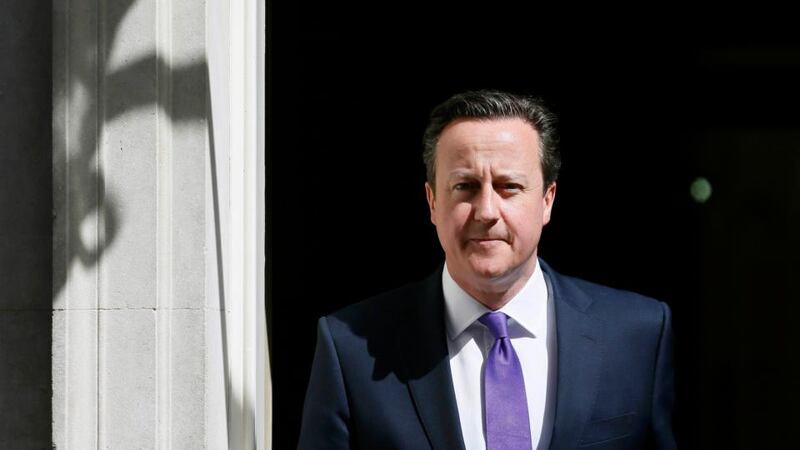 UK prime minister David Cameron leaving 10 Downing Street as he names his new cabinet following a post-election reshuffle. Photograph: Stefan Wermuth/Reuters