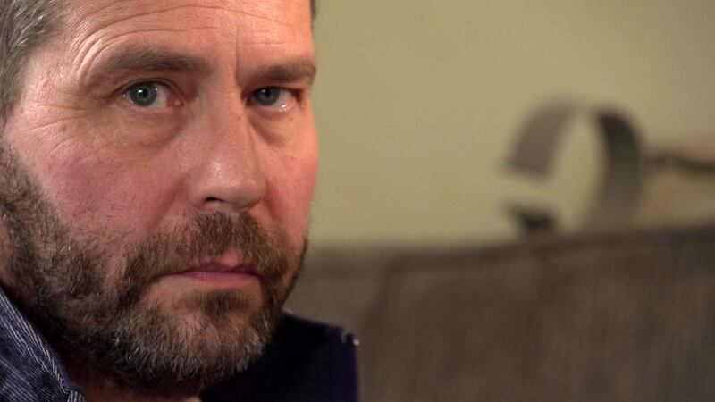 A still from the BBC Spotlight interview with Quinn Industrial Holdings director Kevin Lunney. Photograph: BBC Spotlight