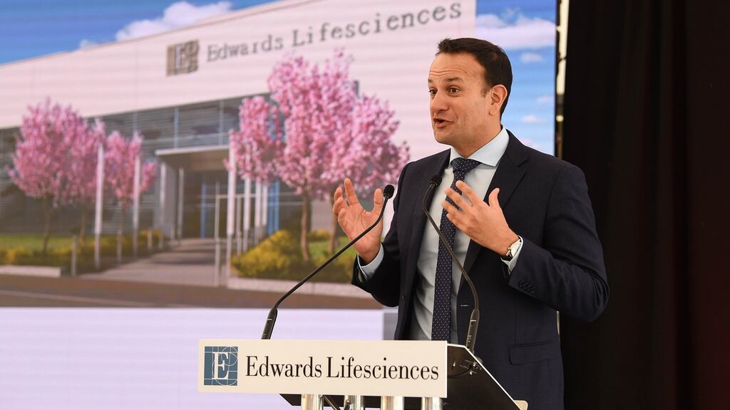 Taoiseach Leo Varadkar at Castletroy, Limerick on Friday.Photograph: Diarmuid Greene