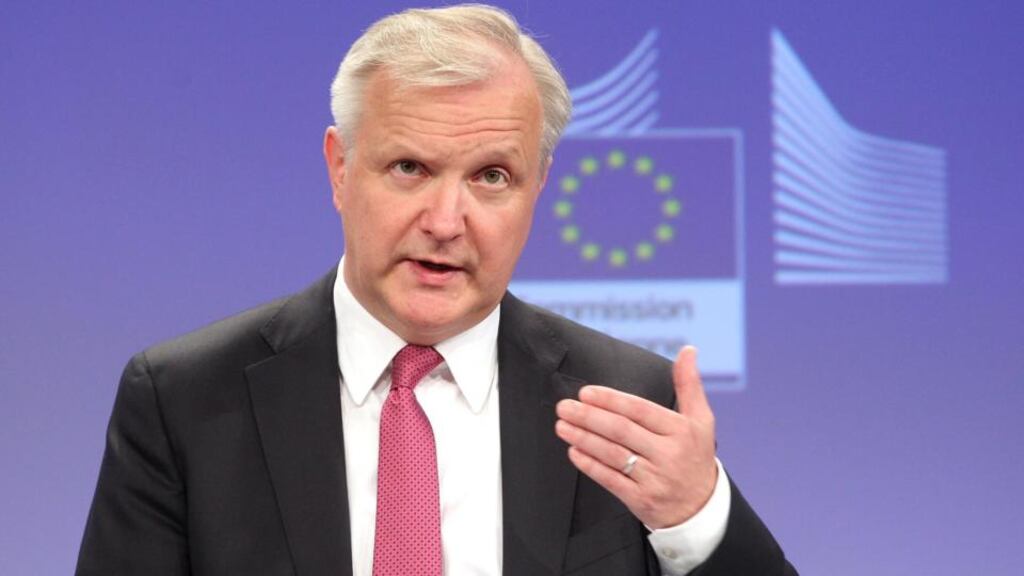European commissioner for economic and monetary affairs Olli Rehn from Finland. Photograph: Yves Logghe/AP