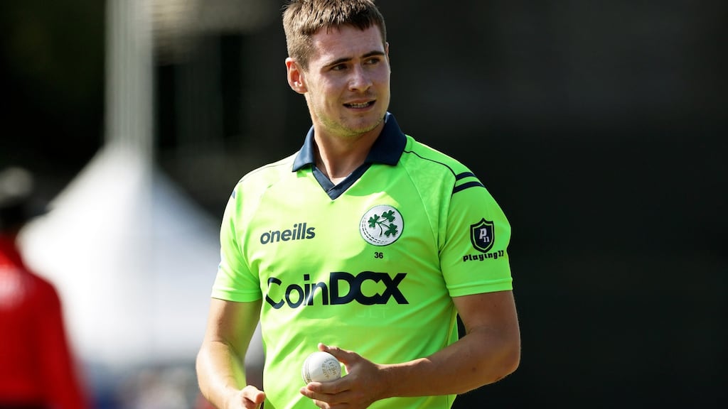 Josh Little is not afraid to let opponents know they are up for a battle when playing Ireland. Photograph: Laszlo Geczo/Inpho