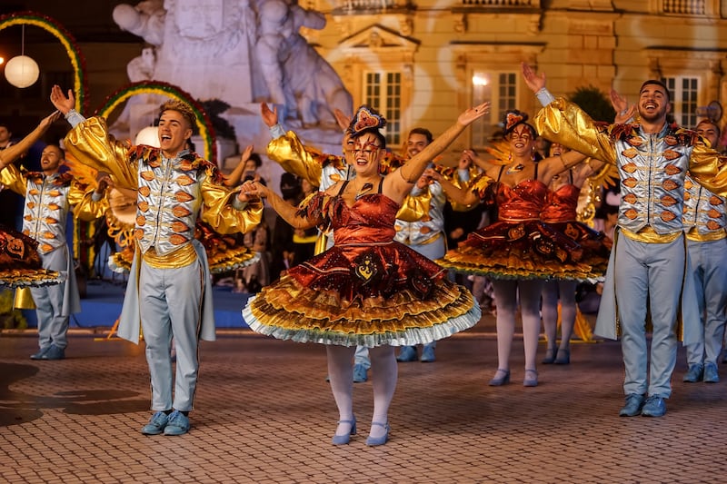 St Anthony's Eve parade. Photograph: José Frade