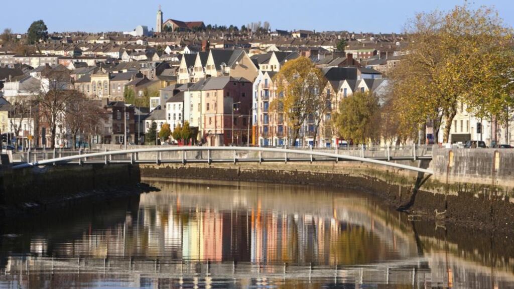 A view of Cork city. Sixteen men and nine women have appeared before Cork District Court charged in connection with Operation Emerson, which targeted individuals supplying heroin in the city. File photograph: Getty Images/iStockphoto