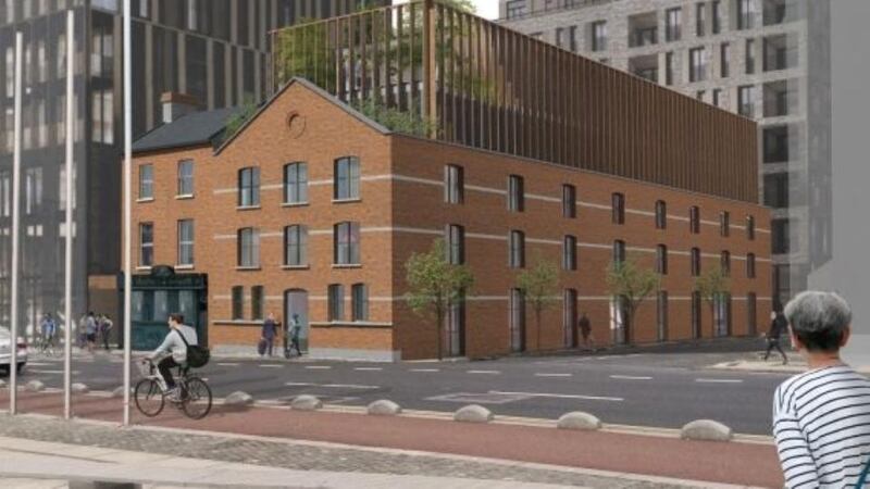 Dublin Docklands: a new hotel is planned for Castleforbes Road