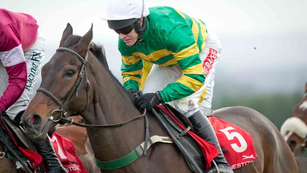 Gilgamboa: got back to winning ways at Down Royal. Photograph: Morgan Treacy/Inpho